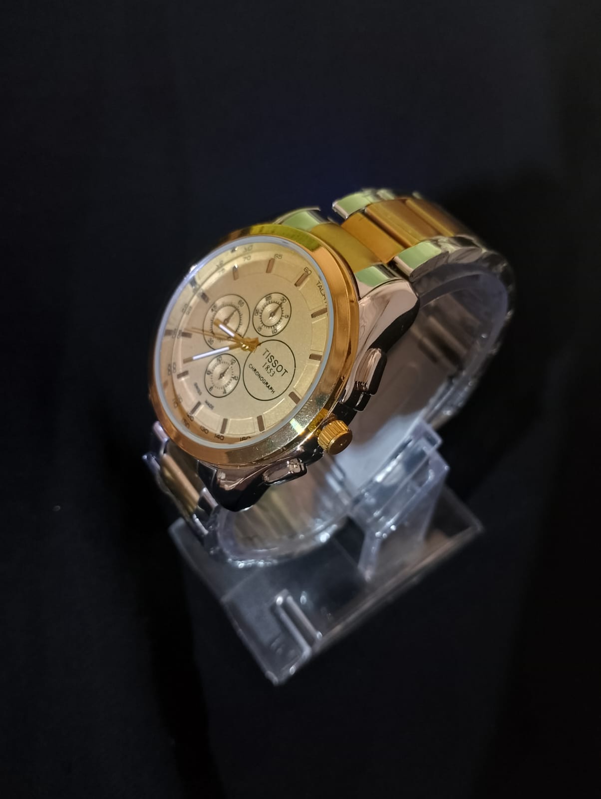 New Tissot Watch for Men – Stainless Steel Chain, Stone Dial, Premium Quality