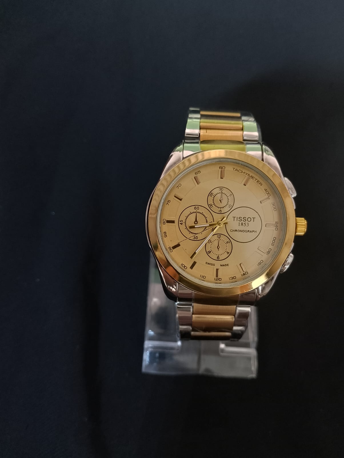 New Tissot Watch for Men – Stainless Steel Chain, Stone Dial, Premium Quality