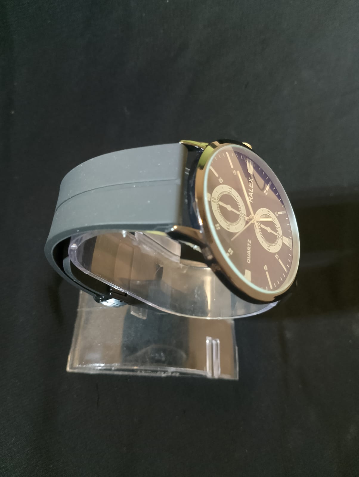 Ralex watch with silicone strap