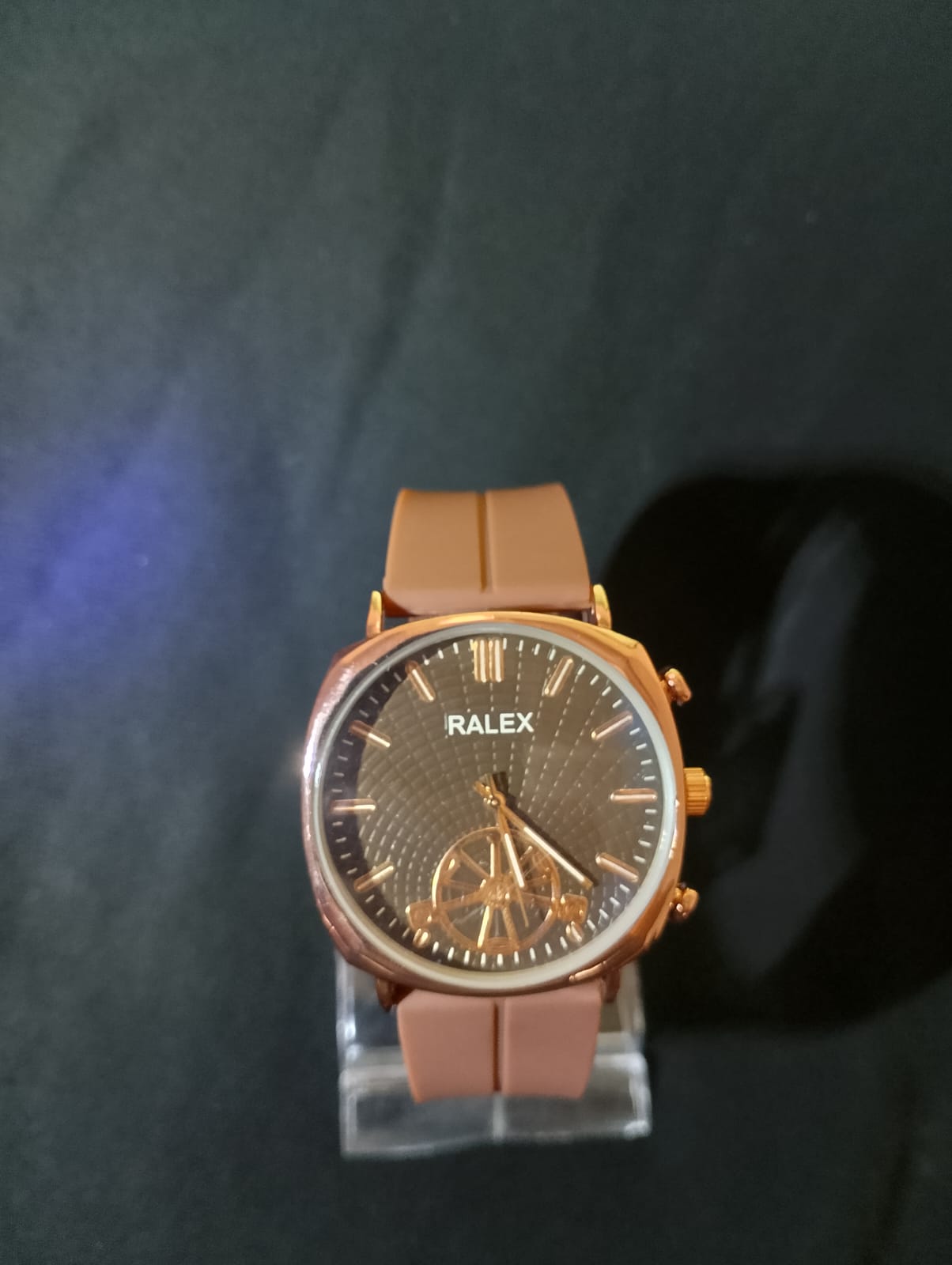Ralex watch with silicone strap
