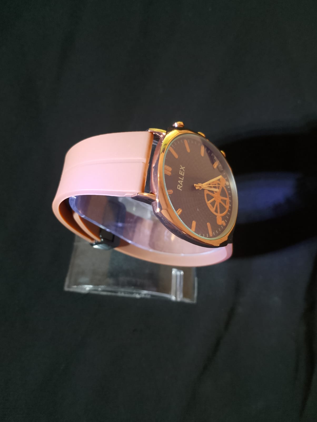 Ralex watch with silicone strap