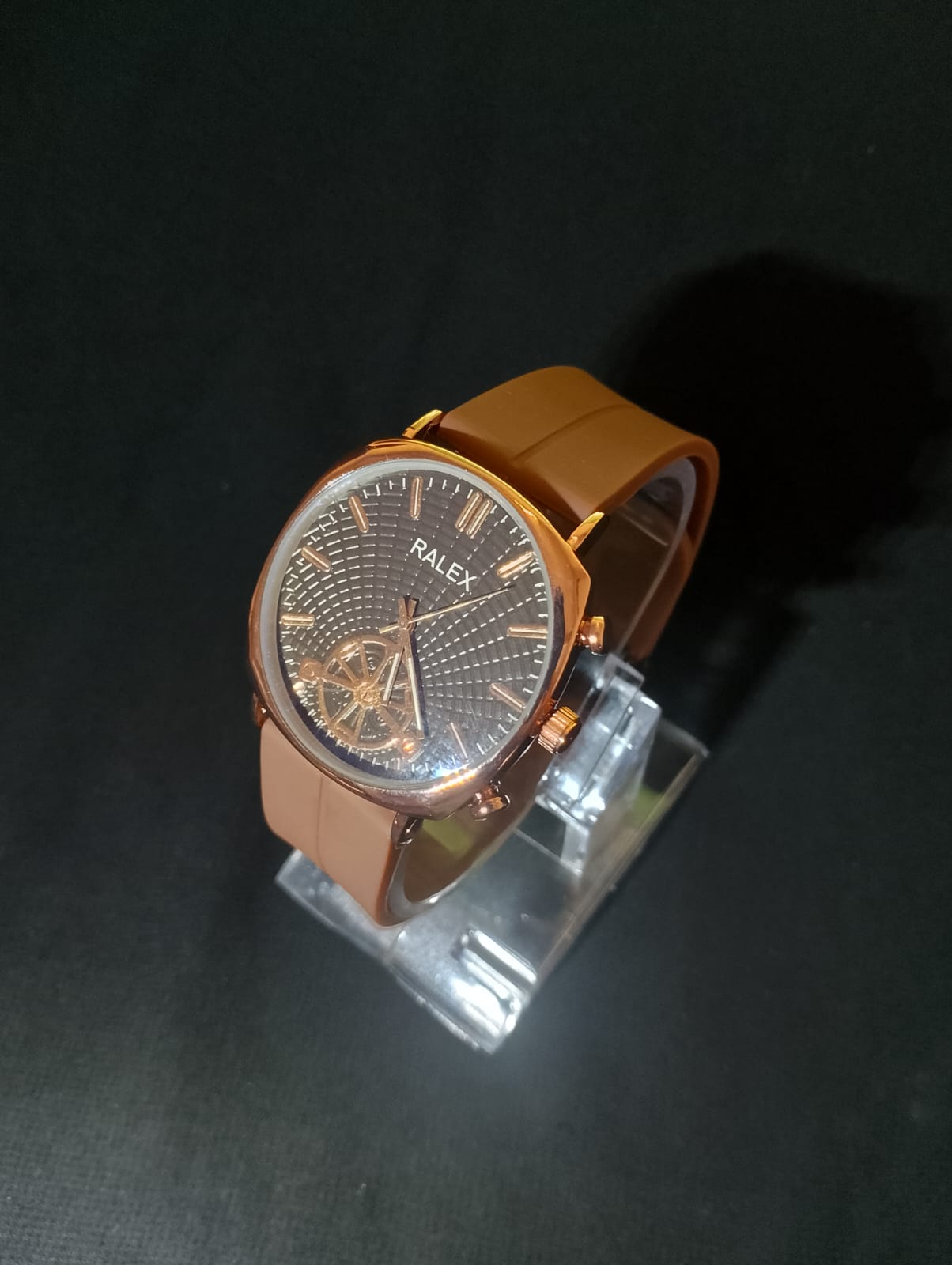Ralex watch with silicone strap