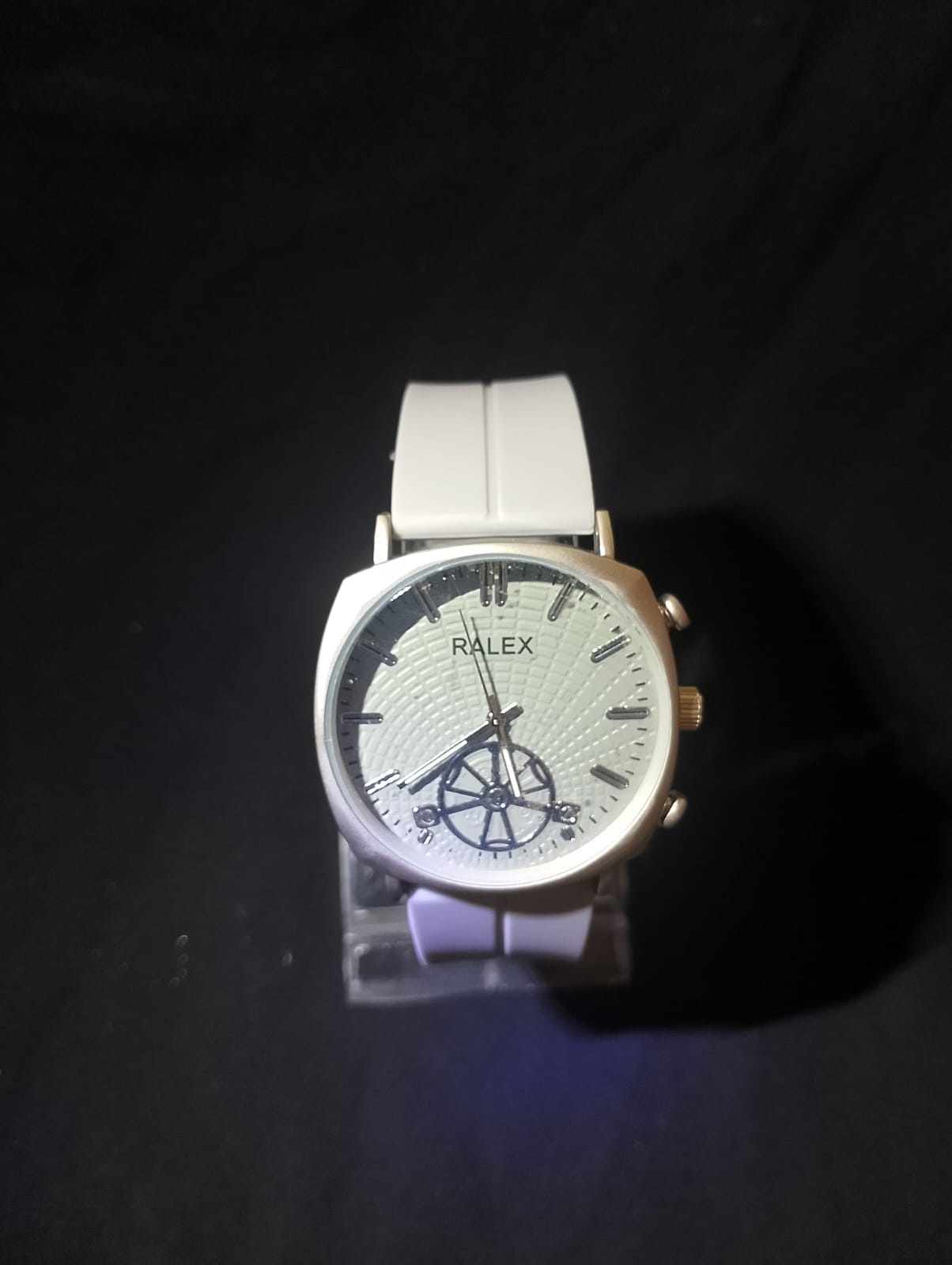 Ralex watch with silicone strap