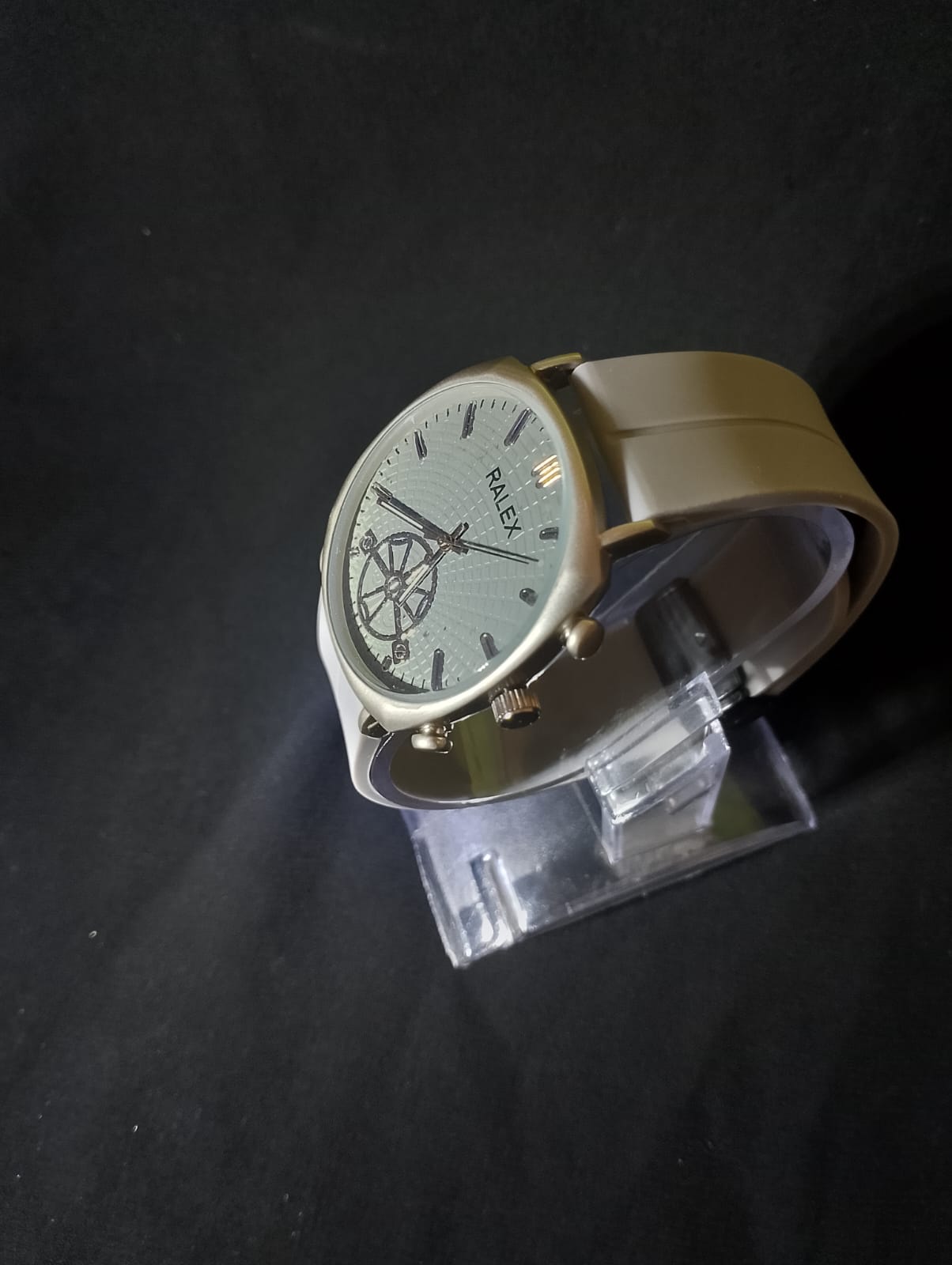 Ralex watch with silicone strap