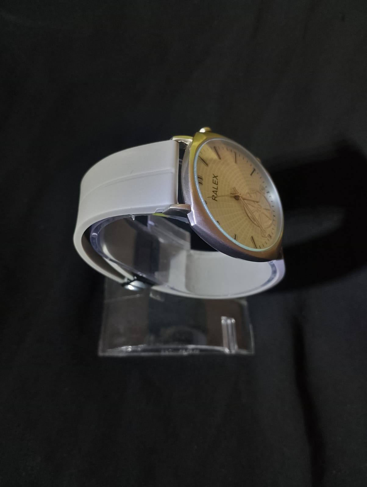 Ralex watch with silicone strap